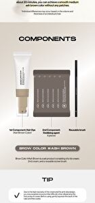 Brow Color Ash Brown Set - 8 pcs