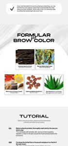 Brow Color Ash Brown Set - 8 pcs