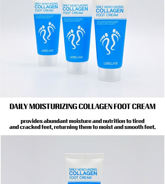 Daily Moisturizing Foot Cream - 2 Types - Collagen