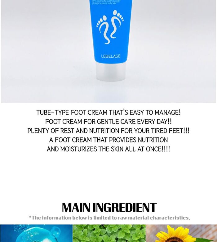 Daily Moisturizing Foot Cream - 2 Types - Collagen