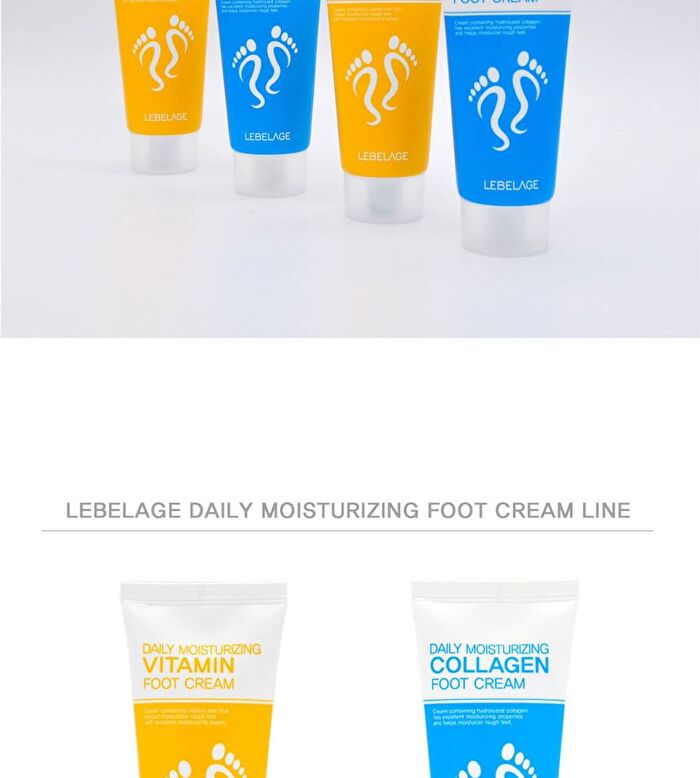 Daily Moisturizing Foot Cream - 2 Types - Collagen