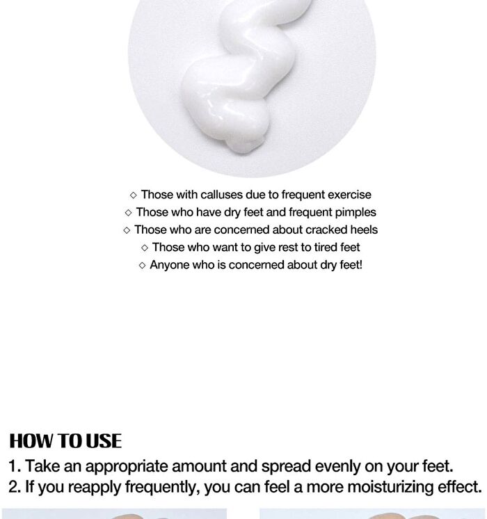 Daily Moisturizing Foot Cream - 2 Types - Collagen