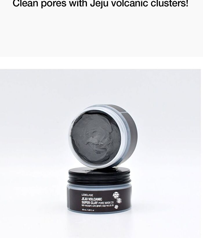 Jeju Volcanic Super Clay Pore Mask 2X - 120g
