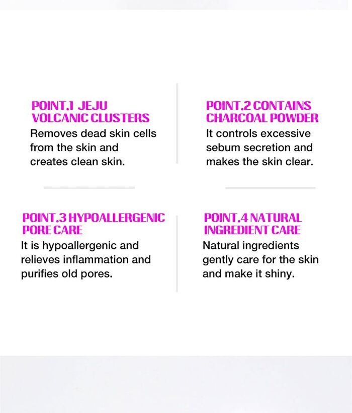 Jeju Volcanic Super Clay Pore Mask 2X - 120g