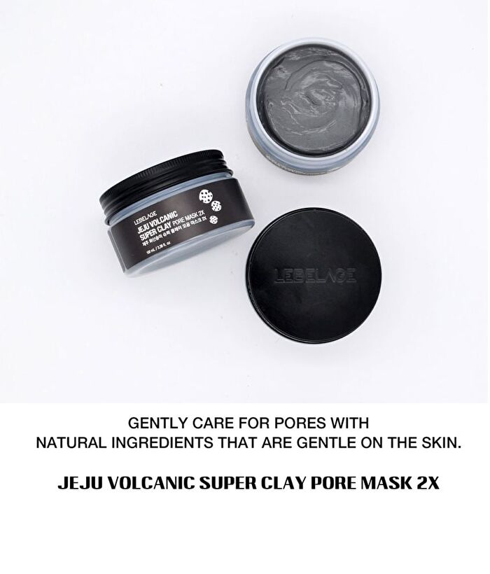 Jeju Volcanic Super Clay Pore Mask 2X - 120g