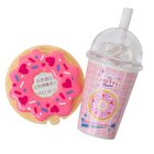 Donut Lip Balm & Drink Lip Gloss Set - White Set