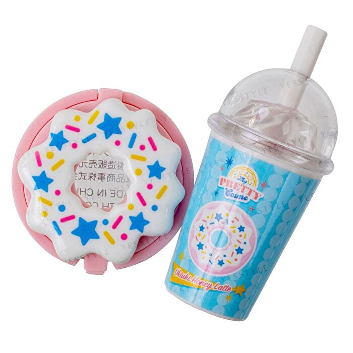 Donut Lip Balm & Drink Lip Gloss Set - White Set