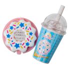 Donut Lip Balm & Drink Lip Gloss Set - White Set