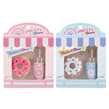 Donut Lip Balm & Drink Lip Gloss Set - White Set
