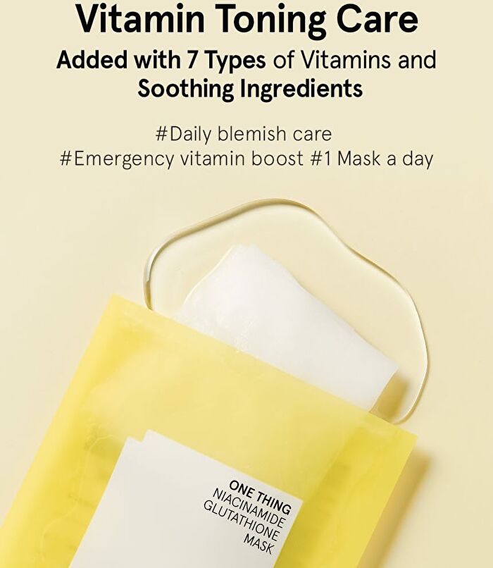 Niacinamide Glutathione Mask - 7 sheets