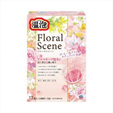 ONPO Warm Foam Floral Scene Bath Tablet - 12 pcs