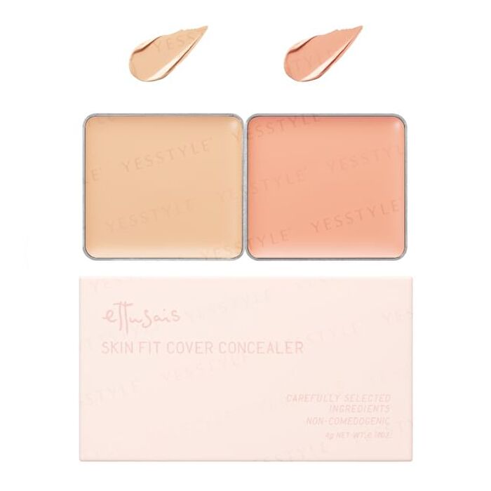 Skin Fit Cover Concealer - Versatile Beige & Clear Coral