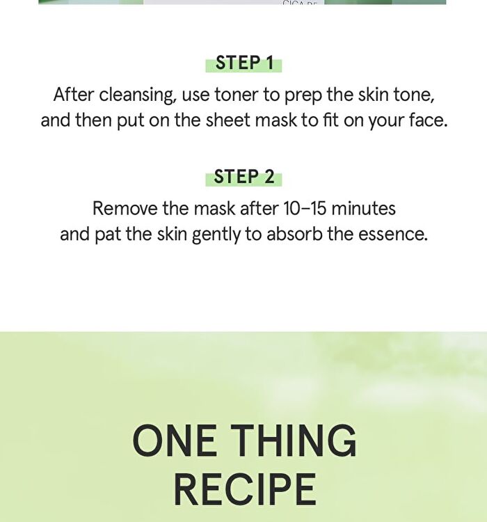 Cica B5 Mask - 30 sheets