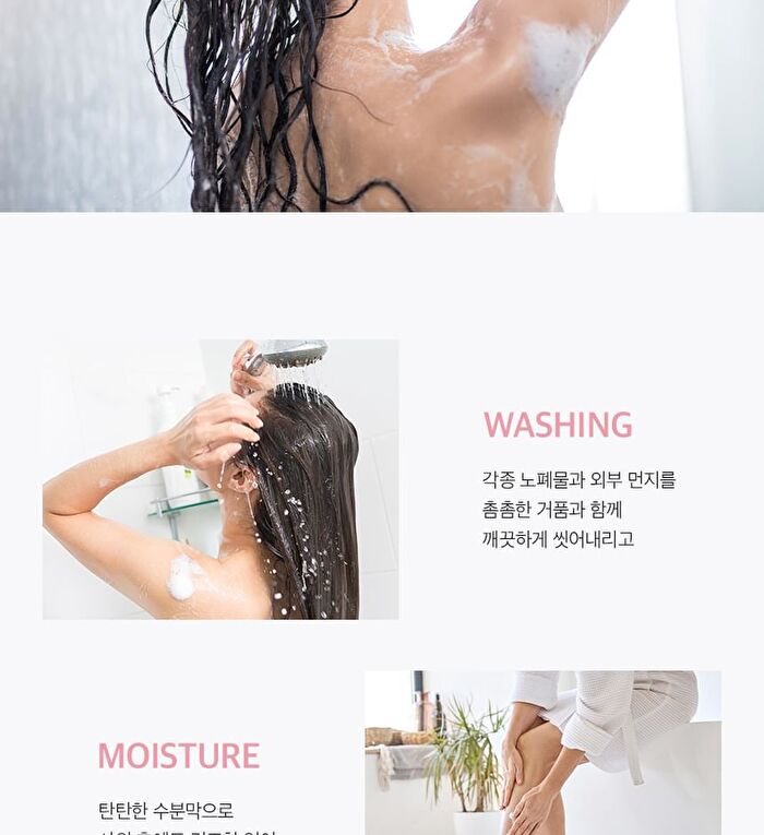ALLMASIL Vegan 7 Ceramide Perfume Shower Gel Mini - 5 Types - Baby Powder