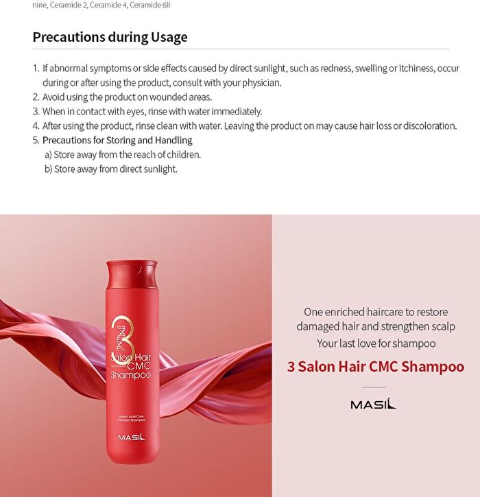 3 Salon Hair CMC Shampoo Mini - 150ml