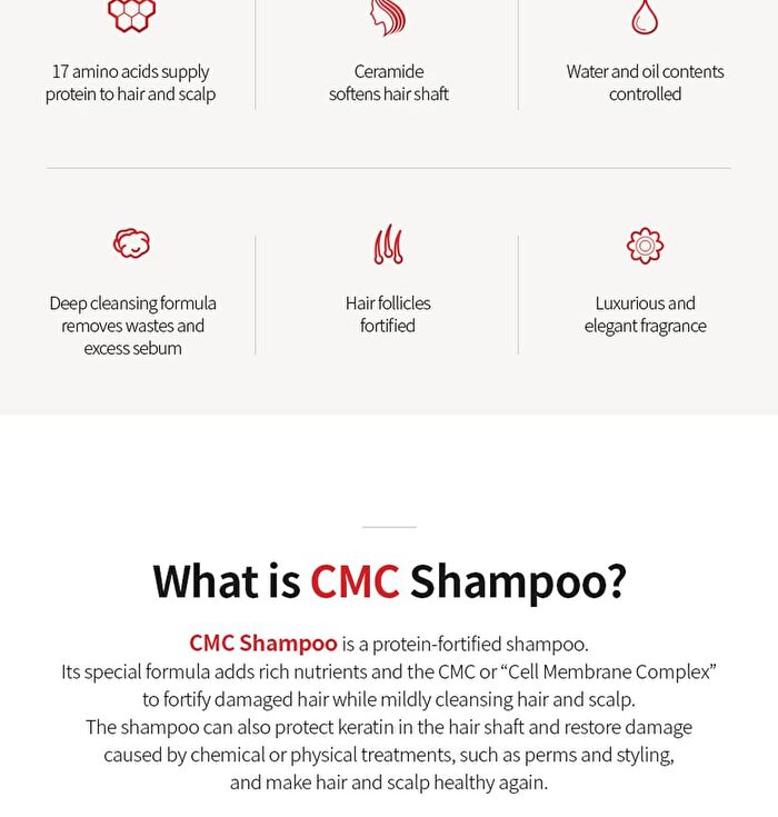 3 Salon Hair CMC Shampoo - 300ml