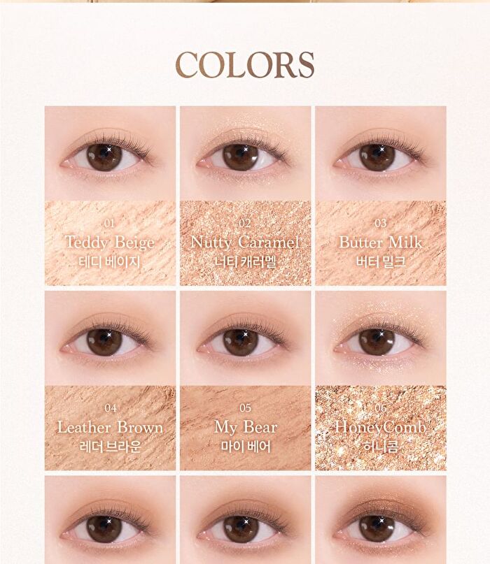 dasique Shadow Palette My Bear Collection - 2 Types - #29 Mauve Bear