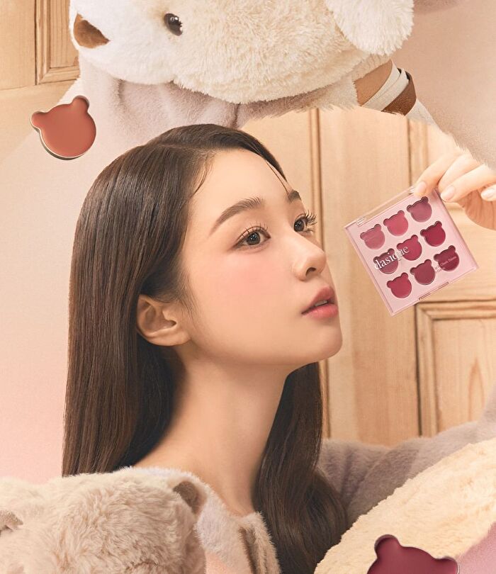 dasique Mood Painting Lip & Cheek Palette My Bear Collection - 2 Types - #05 Cozy Bear