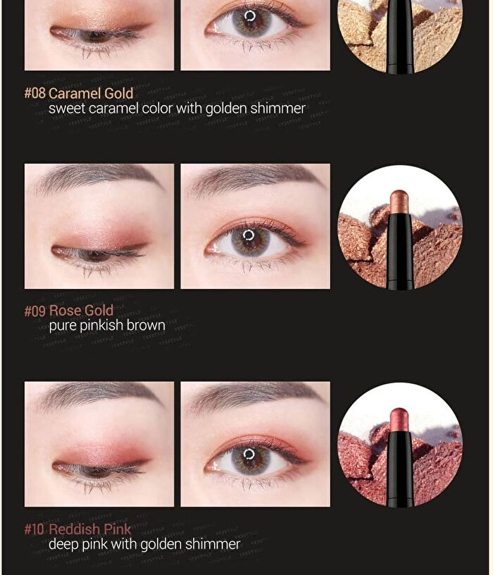 Karadium Shining Pearl Shadow Stick - 15 Colors - 2024 Version - #14 Rosy Shimmer