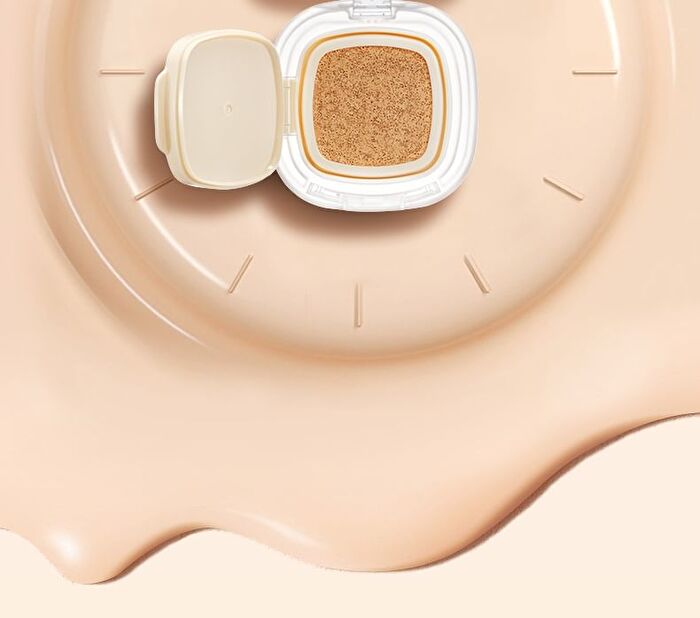 Lustrous Air Cushion Foundation with Refill - 2 Shades - Natural with Refill (12g x 2)