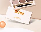 3D Shaping 3-Color Eyebrow Powder - 2 Types - Dark brown - 3.9g