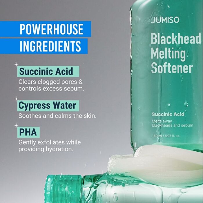 Jumiso Blackhead Melting Softener & Cotton Pad Set - 2 pcs