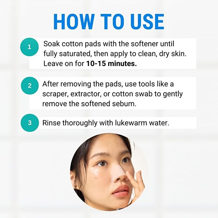 Jumiso Blackhead Melting Softener & Cotton Pad Set - 2 pcs
