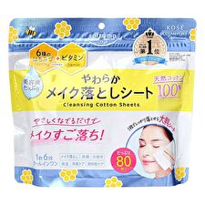 Kose Softymo Cleansing Cotton Sheets - 80 Sheets