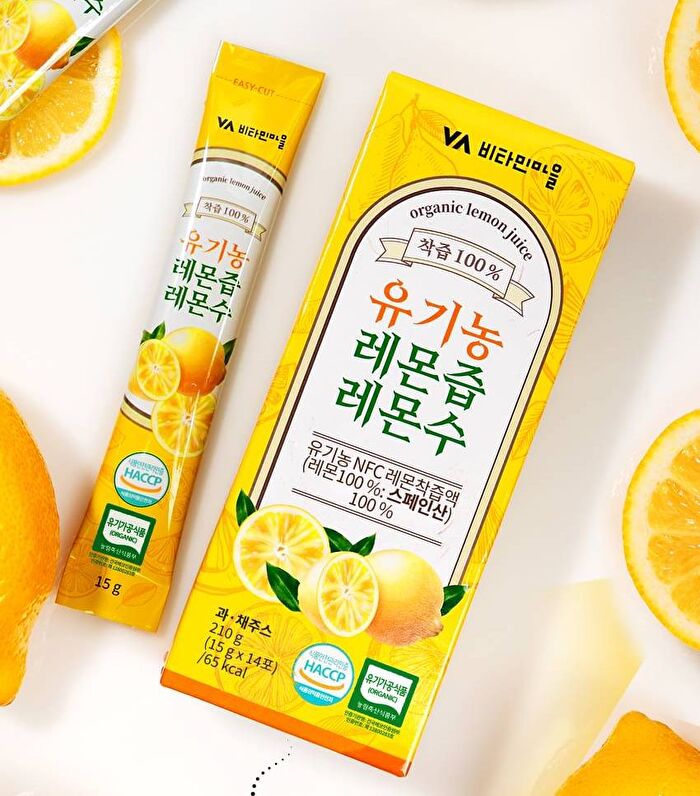 Organic Lemon Juice - 15g x 14 sticks