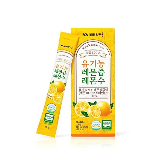 Organic Lemon Juice - 15g x 14 sticks