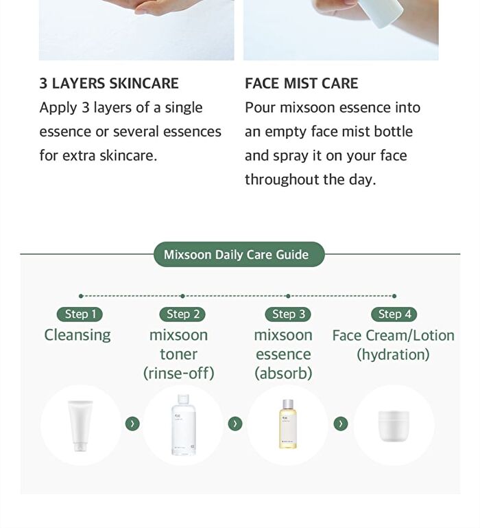 mixsoon Essence - 12 Types - Mung Bean Seed