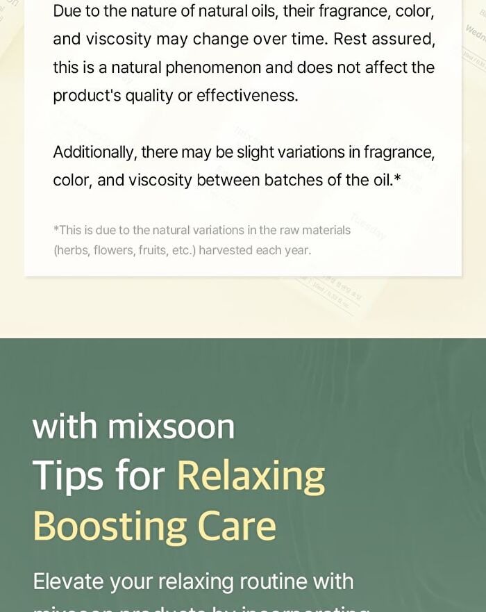 mixsoon Essential Blending Oil - 6 Types - Monday