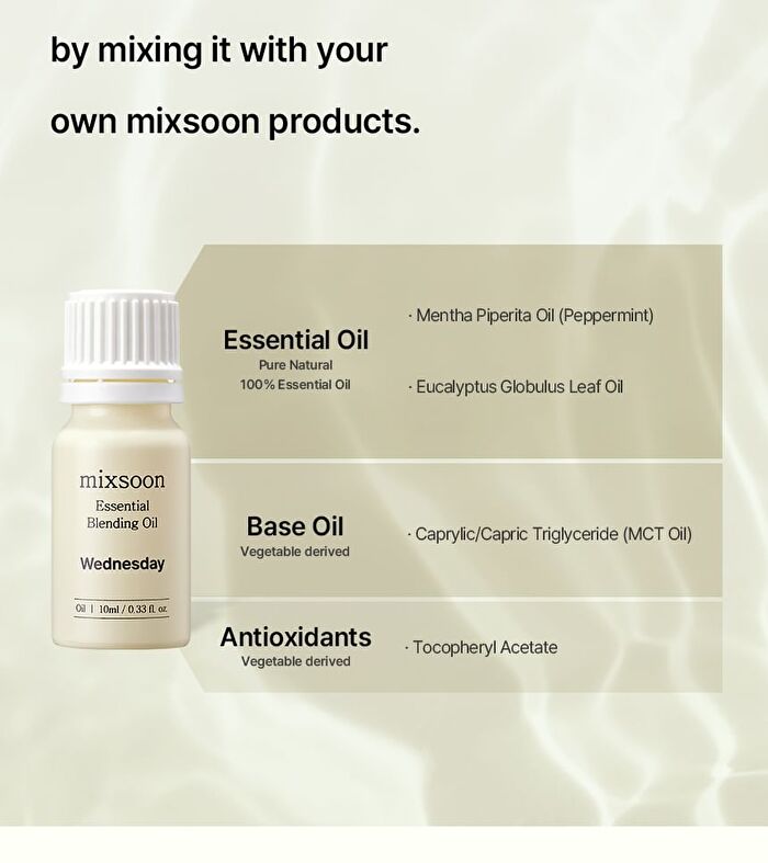 mixsoon Essential Blending Oil - 6 Types - Monday
