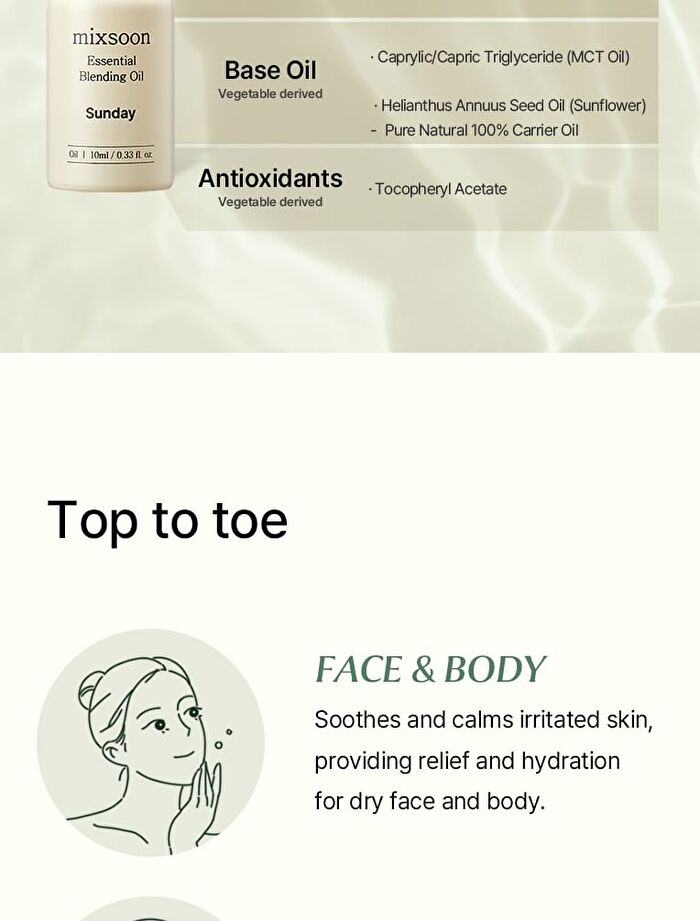 mixsoon Essential Blending Oil - 6 Types - Thursday