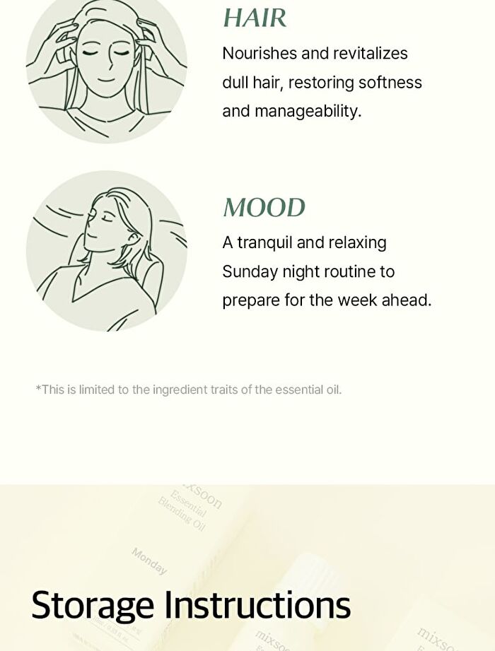 mixsoon Essential Blending Oil - 6 Types - Thursday