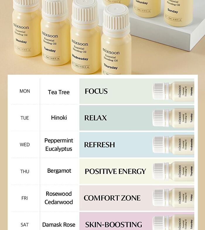 mixsoon Essential Blending Oil - 6 Types - Friday
