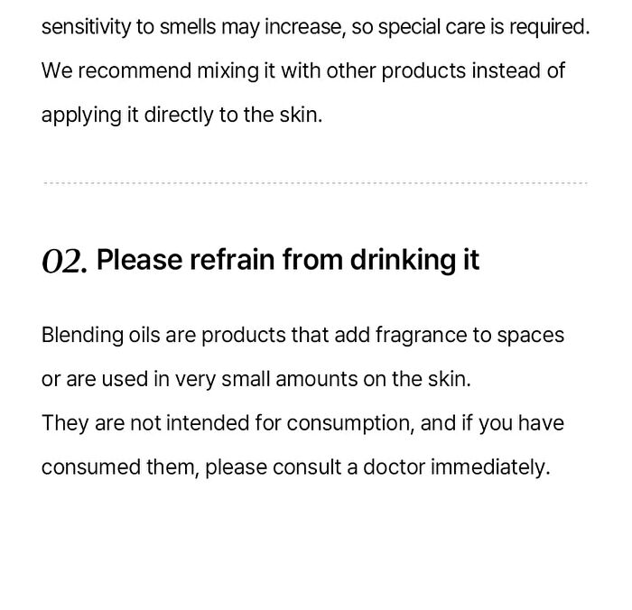 mixsoon Essential Blending Oil - 6 Types - Sunday
