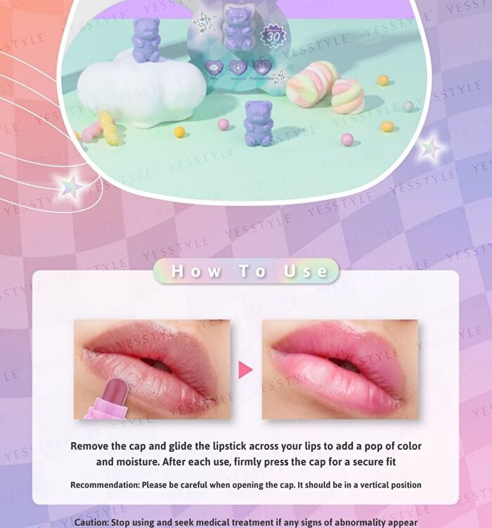 Shiny Bear Lip Moist - 08 Sunkiss Salmon