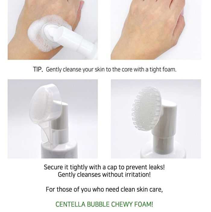 Bubble Chewy Foam - 4 Types - Centella