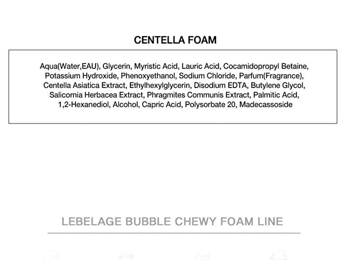 Bubble Chewy Foam - 4 Types - Centella