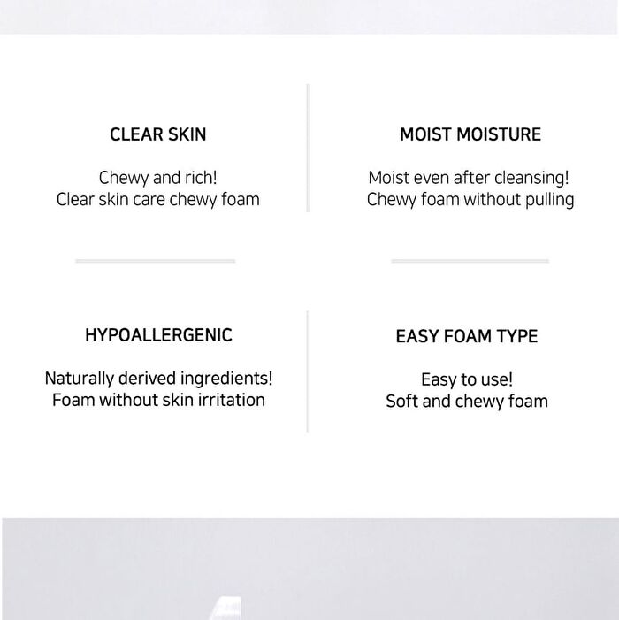 Bubble Chewy Foam - 4 Types - Centella