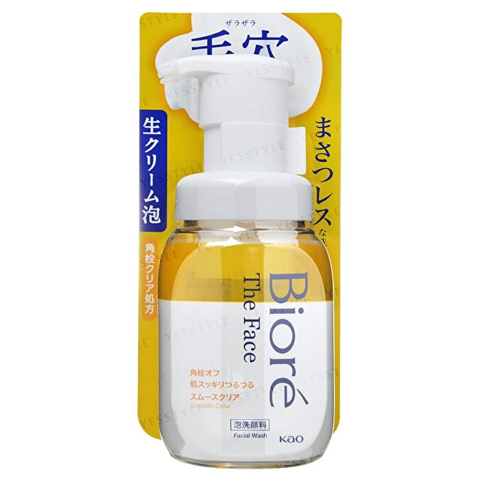 Biore The Face Foam Facial Cleanser Smooth Clear - 700ml Refill