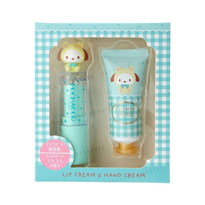 Bear Lip Cream & Hand Cream Set - Pochacco - Citrus