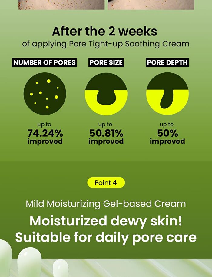 Mung Bean Pore Tight-up Soothing Cream - 60ml