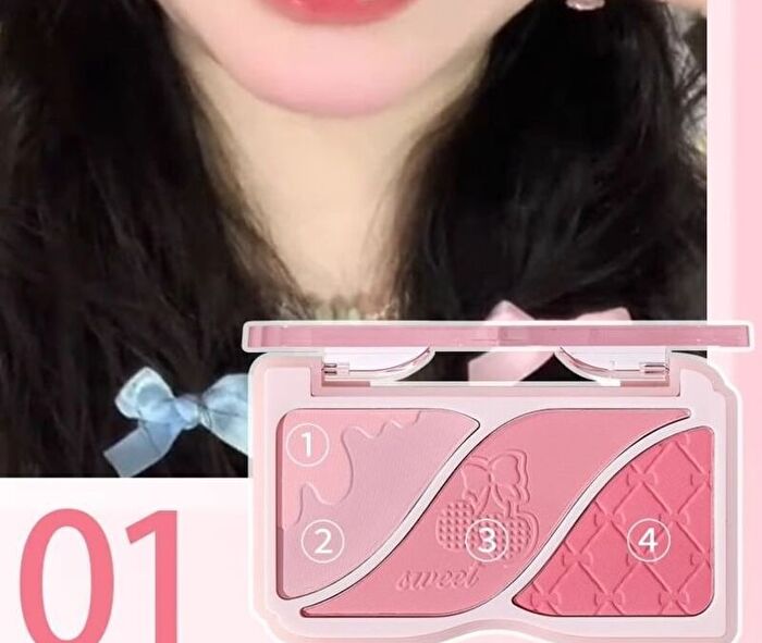 Hold Live Triple-Color Powder Blusher (1-2) - #H02 - 9g