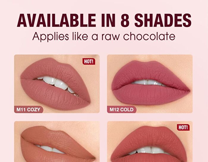 Misty Kiss Lock Color Matte Lipstick (15-18) - #M17 Revolt - 4g