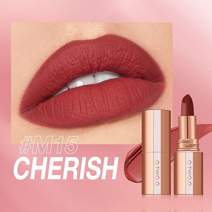 Misty Kiss Lock Color Matte Lipstick (15-18) - #M17 Revolt - 4g
