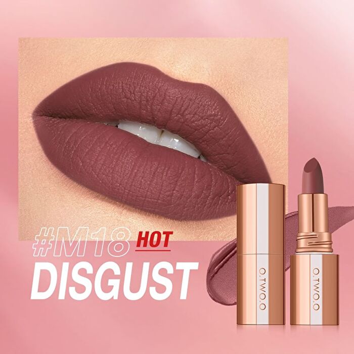 Misty Kiss Lock Color Matte Lipstick (15-18) - #M17 Revolt - 4g