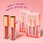 Matte Lock Color Lip Glaze Set - 3Types - #S03 - 2pcs