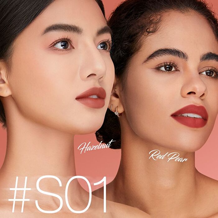 Matte Lock Color Lip Glaze Set - 3Types - #S03 - 2pcs